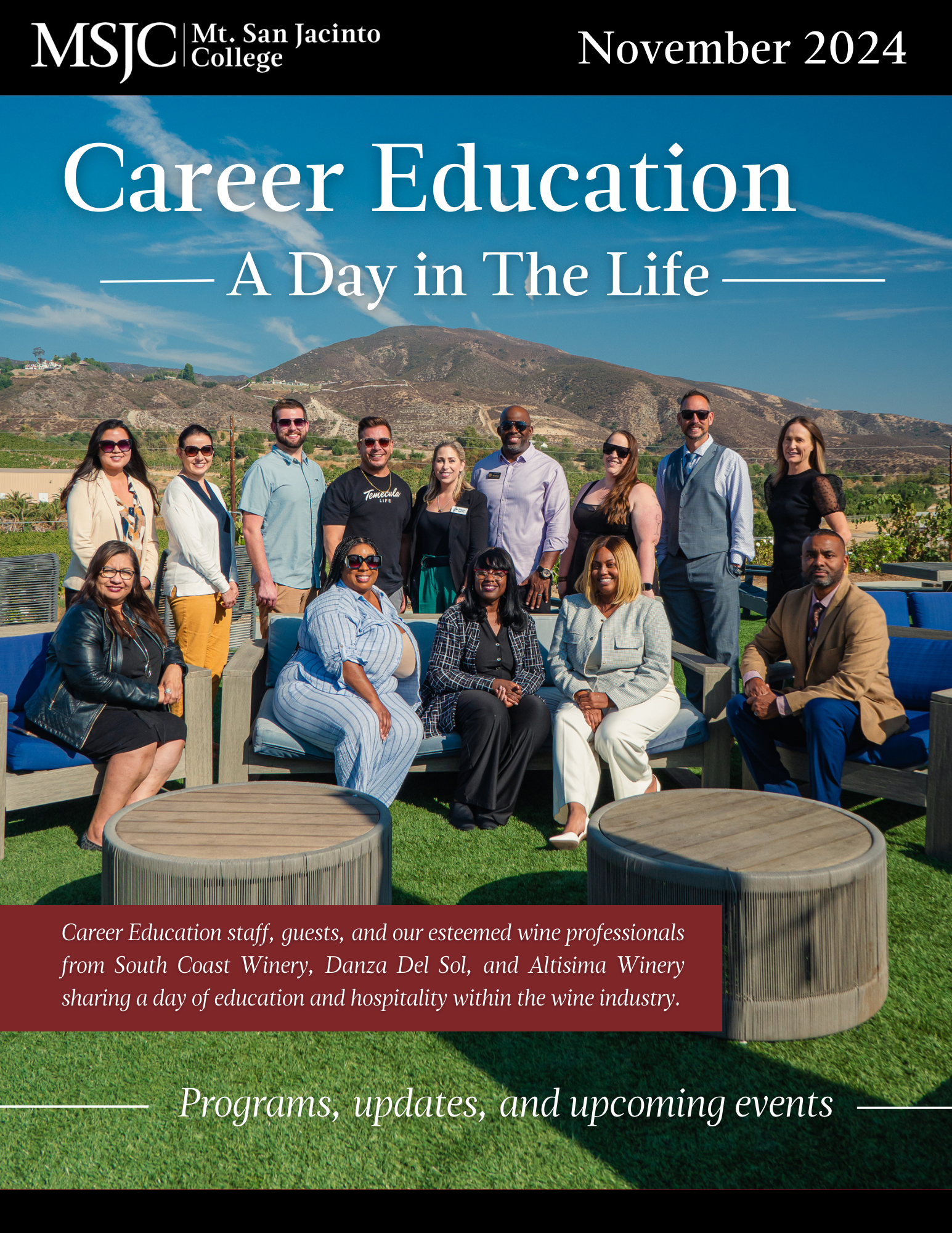 cover of Career Education's Fall 2024 newsletter