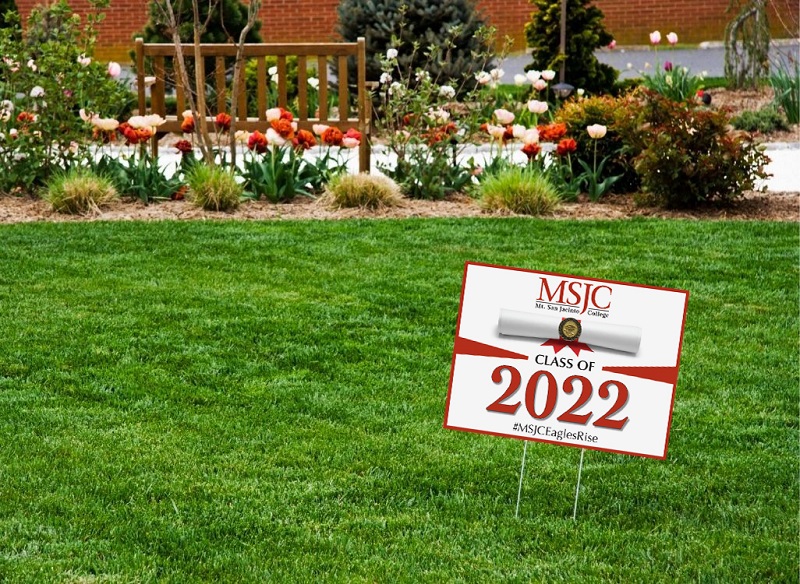 MSJC Graduate Yard Sign