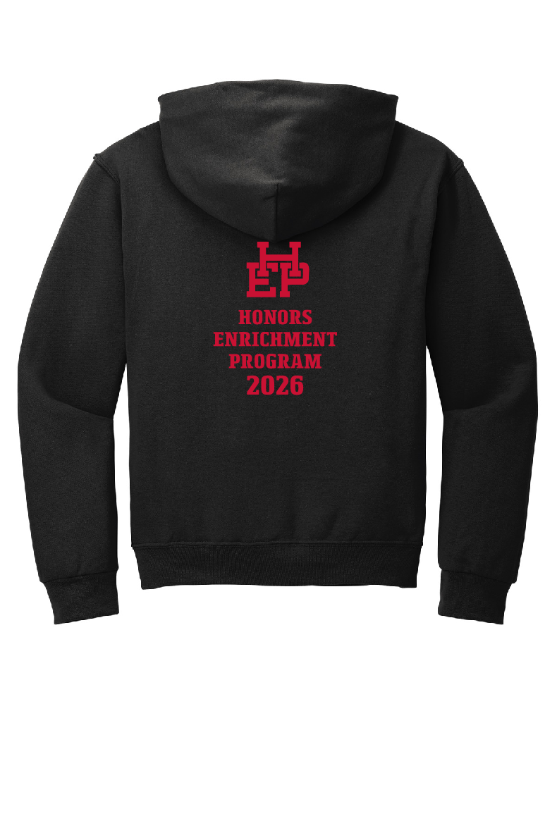 black sweatshirt back