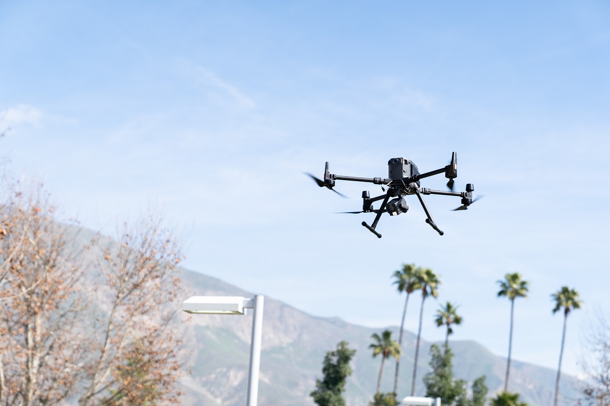 drone on campus