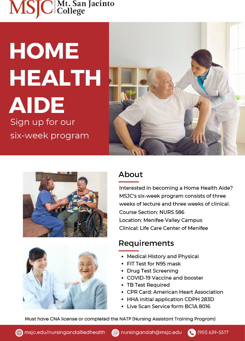 Home Health Aide Flyer