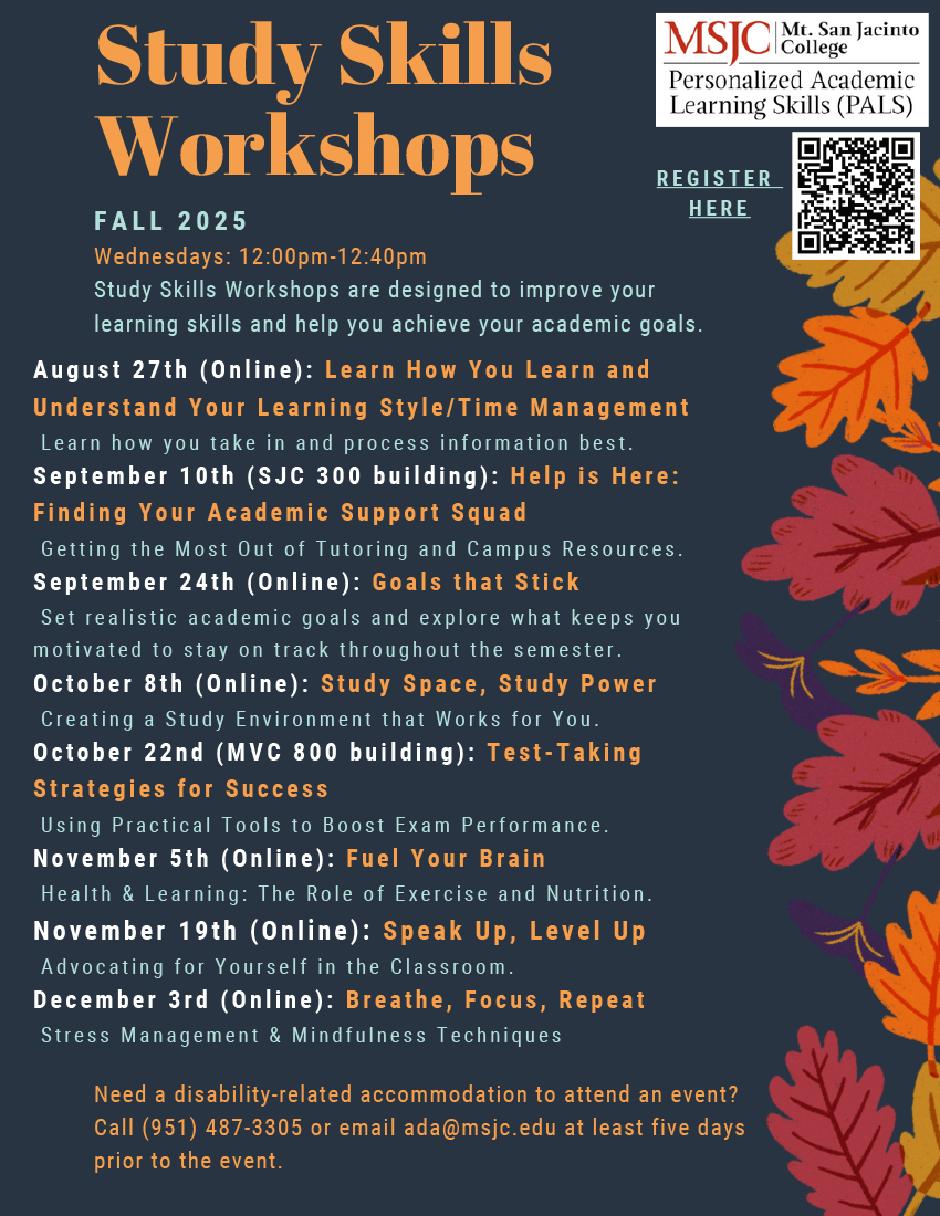 Study Skills Workshop